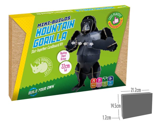 ⁦בנו בעצמכם! גורילת הרים! (MOUNTAIN GORILLA)⁩ – תמונה ⁦2⁩